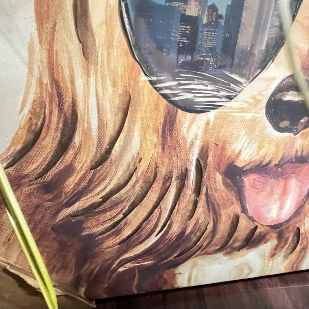 Stylish Dog with Sunglasses Art Painting, beutyfull - Picture 13 of 16